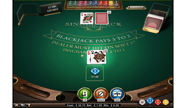 Card games like blackjack