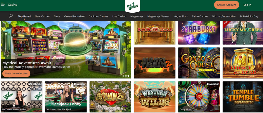 Mr Green is a gambling site with great bonuses and payouts.