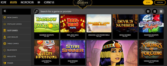 The Grand Ivy Casino is one of the best slot sites and might offer 3rd deposit bonus funds for its new gamblers
