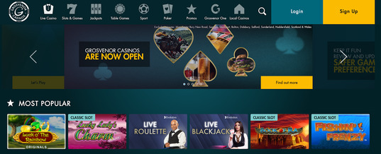 Grosvenor Casinos is one of the top uk online casino sites