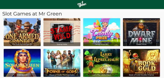 Mr Green Casino is one of the best slot sites and has been known to offer a welcome bonus