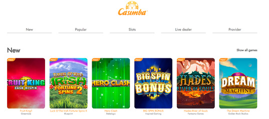 Casimba casino is a top gambling site that has been known to offer a 300 casino bonus