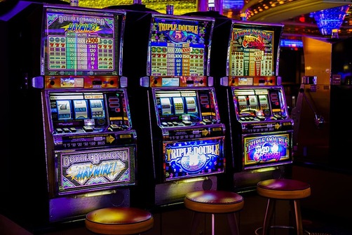 three casino slot machines