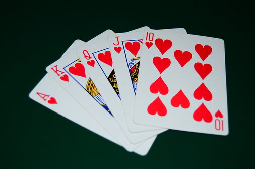 poker royal flush cards