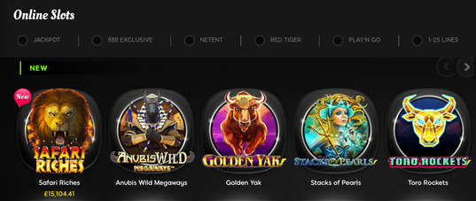 888 Casino is one of the best slot sites